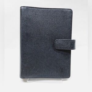 🌟 Authentic Louis Vuitton Agenda Taiga - Black (MM)